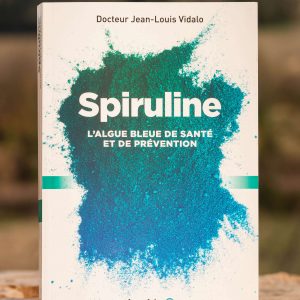Livre de Vidalo- Spiruline, l'algue bleue de santé (recto)